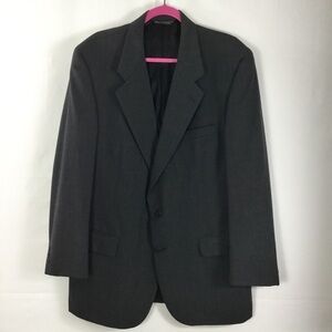 DIOR Le Connoisseur Vintage Union Made Pure Wool Dark Gray Sport Coat